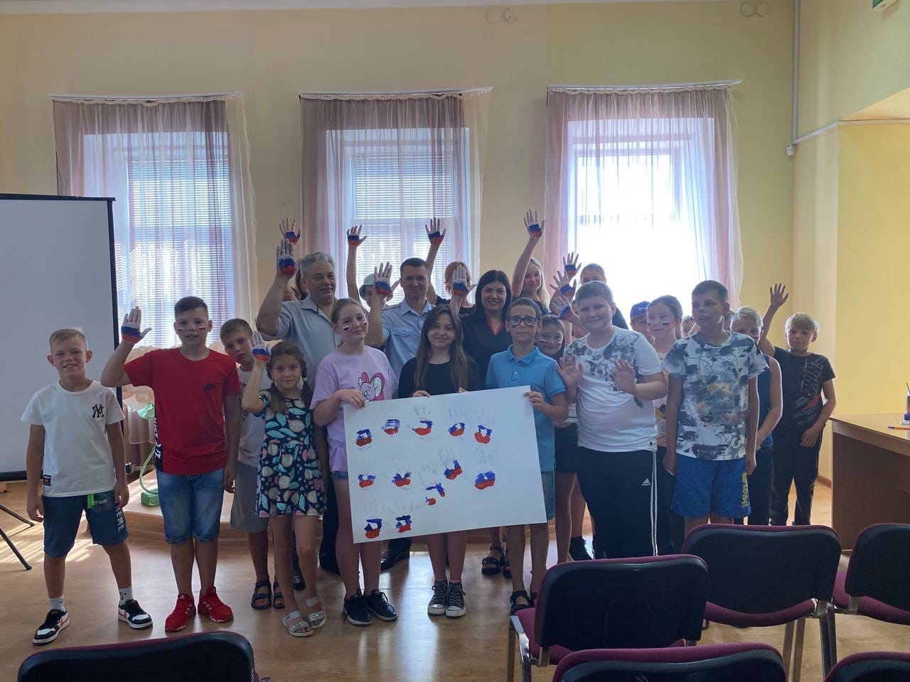 Патриотическая встреча с будущими кадетами 5 «В» класса.